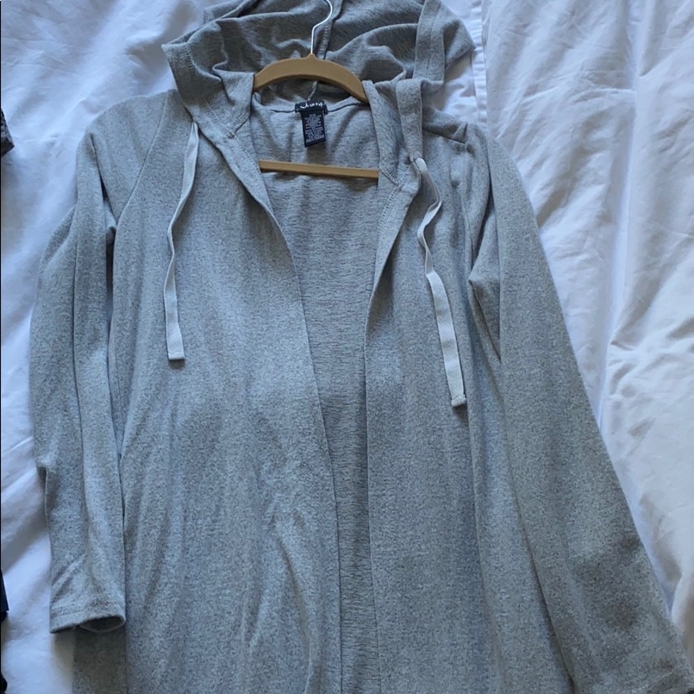 Hooded cardigan